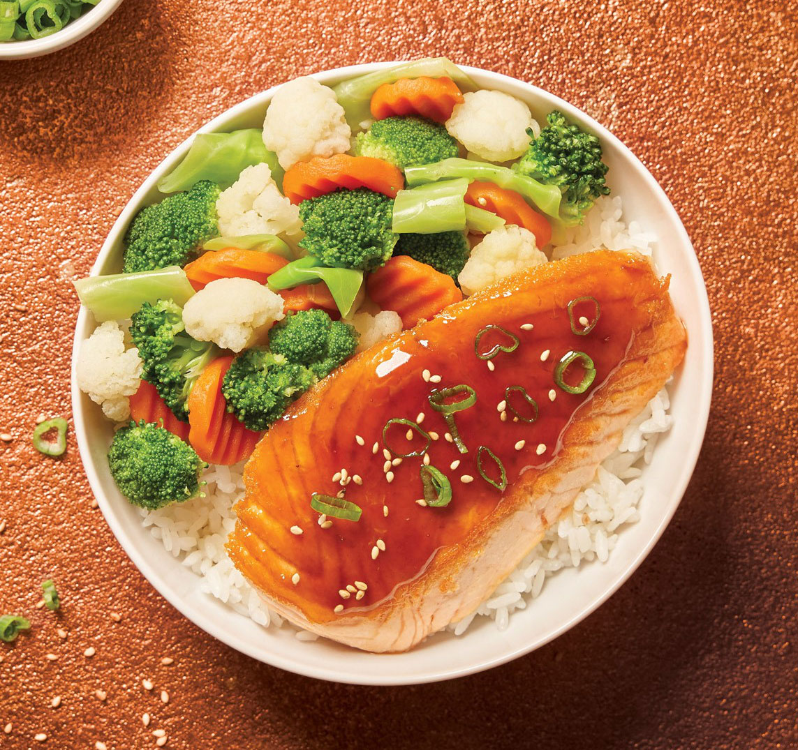 Teriyaki Salmon Bowl